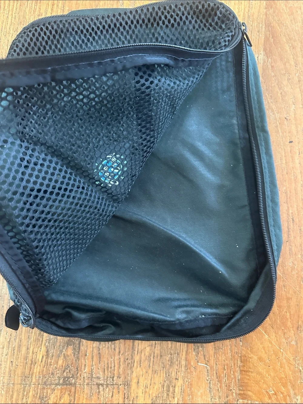 Black Mesh Pouch - Travel Organizer